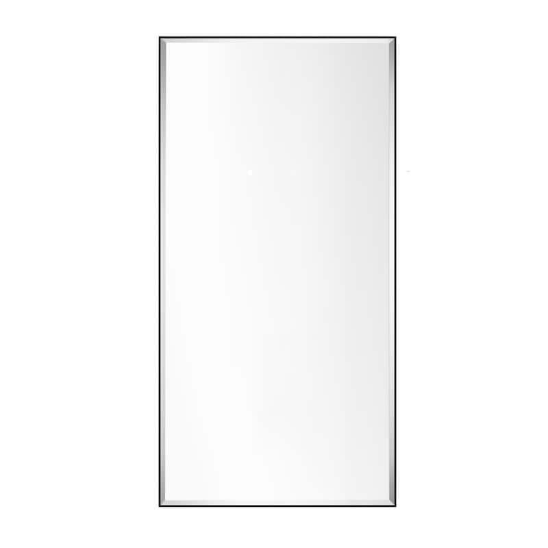Rectangle Metal Framed Beveled Edge Bathroom Vanity Mirror