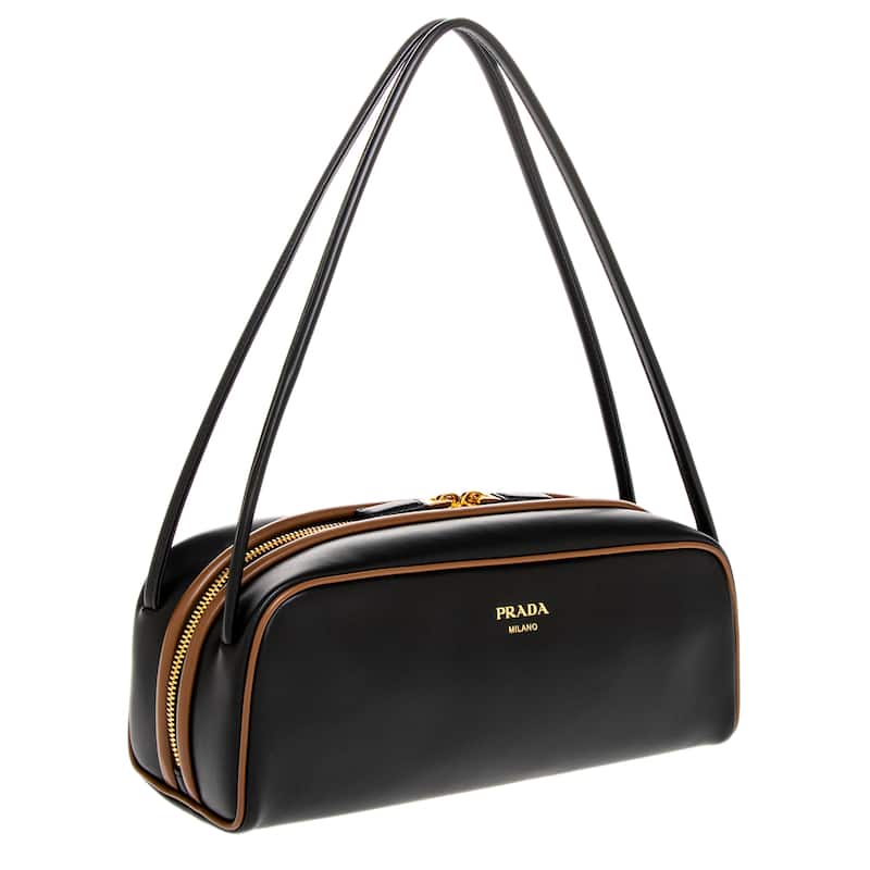 Prada Swing Smooth Leather Shoulder Bag