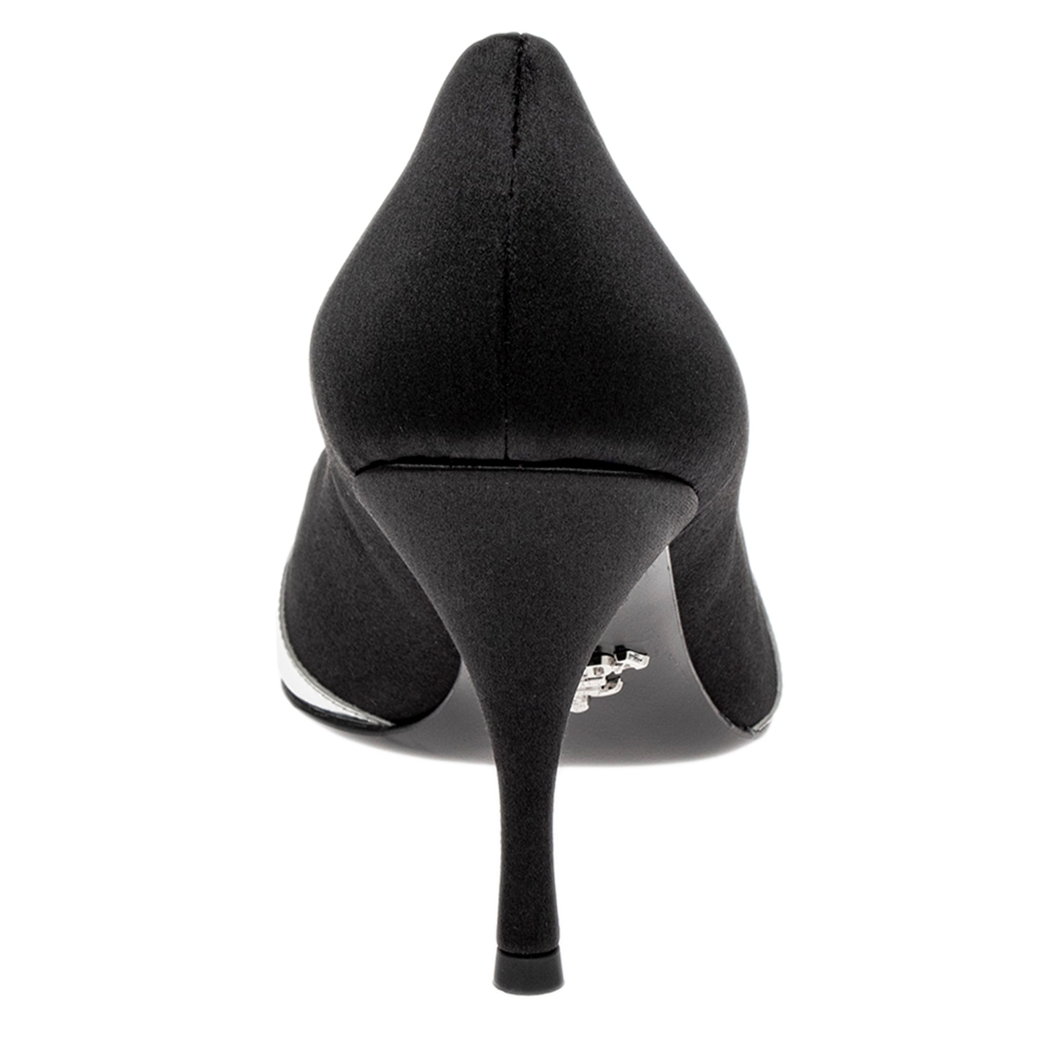 Prada Satin and Metallic Leather Pumps - Overstock - 43005282