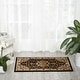 preview thumbnail 31 of 41, Nourison Delano Traditional Persian Medallion Border Area Rug 2' x 3' - Black - Runner/Rectangle