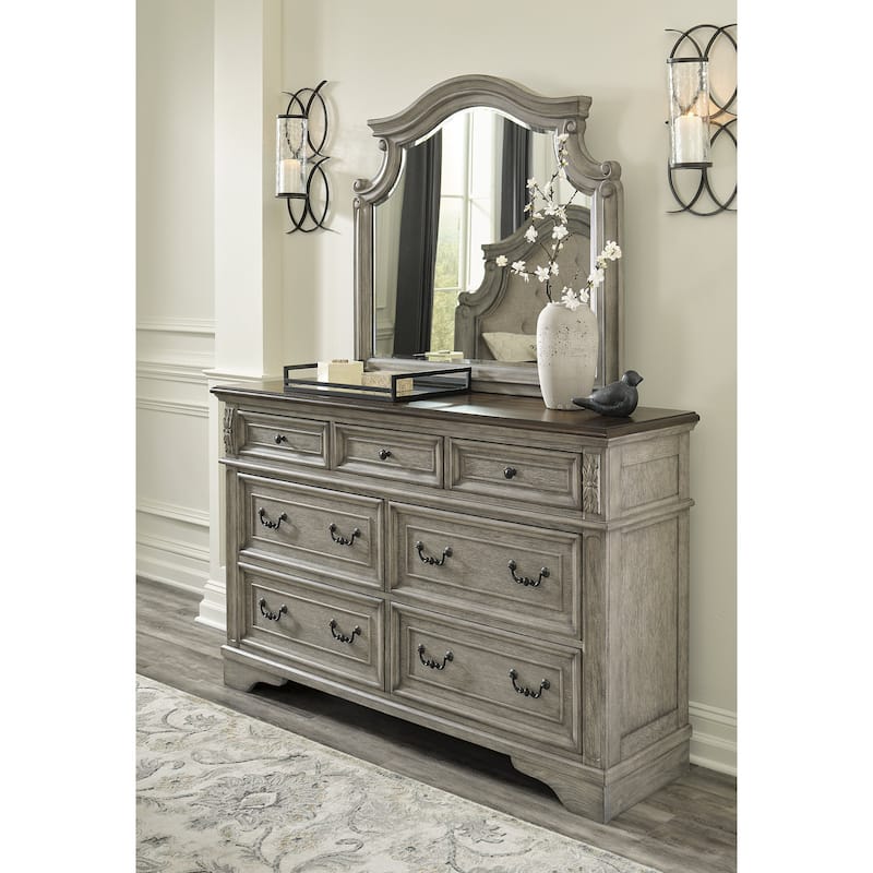 Signature Design by Ashley Lodenbay Gray/Brown Dresser and Mirror