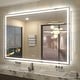 preview thumbnail 59 of 118, KIOTEE Super Bright Anti-fog LED Bathroom Mirror with Backlit and Front Lighting 3-Year Warranty 60x40