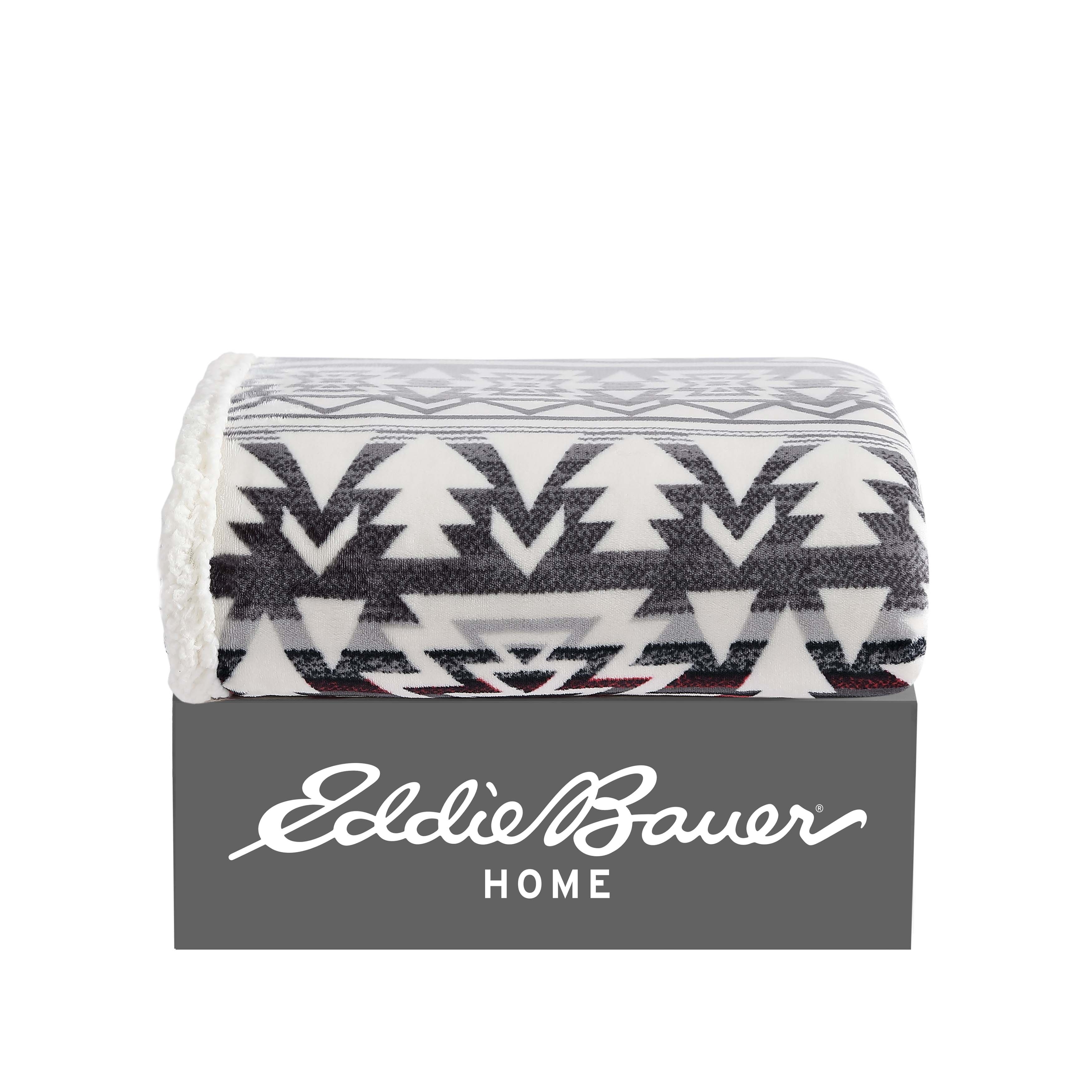 Eddie Bauer Clyde Hill Stripe Ultra Plush Throw
