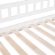 preview thumbnail 8 of 13, Twin Size Loft Bed with Two Storage Stairs and Slide, White