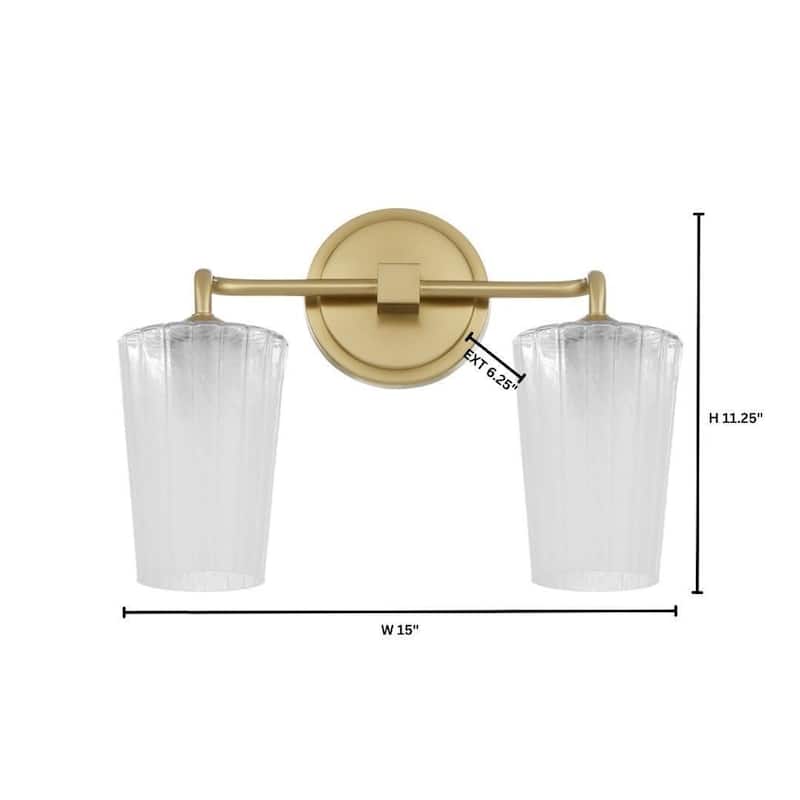 Quorum International 5238-2 Goodwin 2 Light 15" Wide Vanity Light