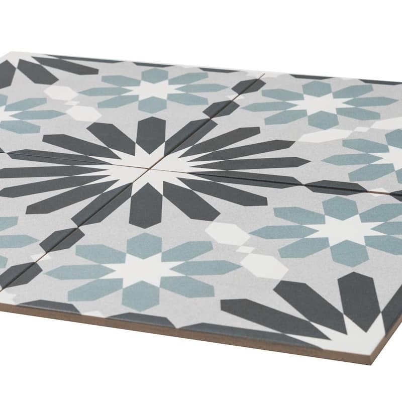 Venice 10x10 Matte Porcelain Encaustic Tile - Floor, Wall & Backsplash