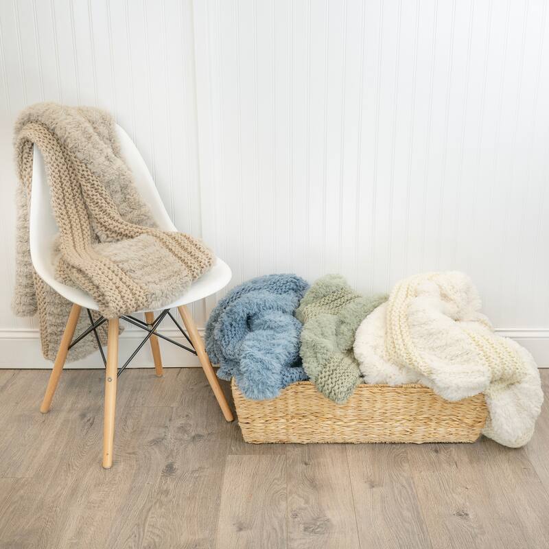 Donna Sharp Plush Knit Throw