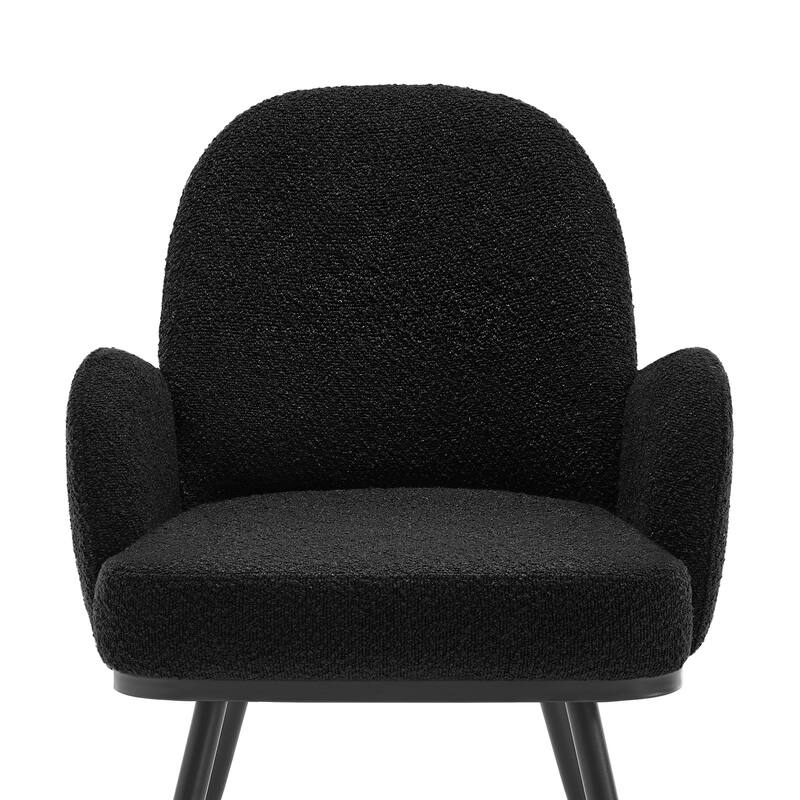 Fabric Upholstered Dining Chairs Set of 2/4 with Arms - 34.8"H x 23.2"W x 22.8"D