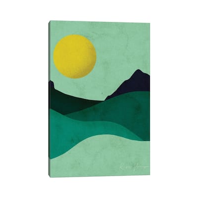 iCanvas "Chartreuse Moon" by Reyna Noriega Canvas Print
