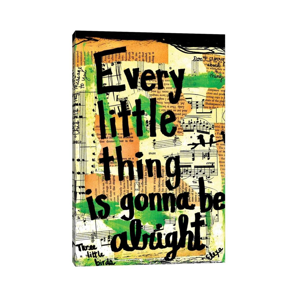 iCanvas "Three Little Birds" by Elexa Bancroft Canvas Print