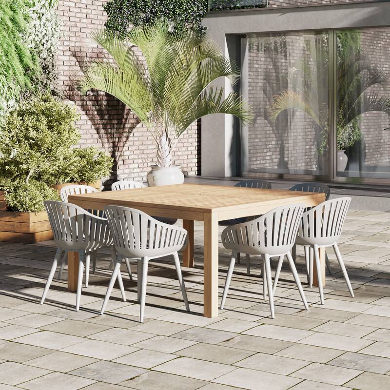 Amazonia Marina Teak Outdoor Patio Dining Table