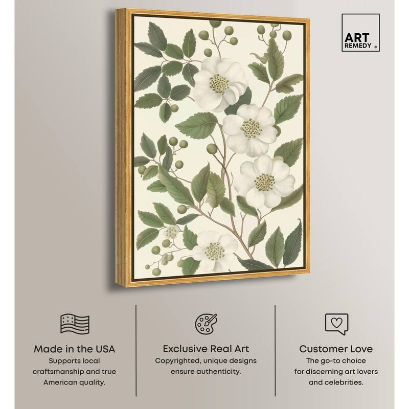 White Cherokee II Canvas by Art Remedy