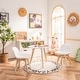 preview thumbnail 6 of 4, 3 PCS Kids Table and Chair Set Wood Activity Play Table Set