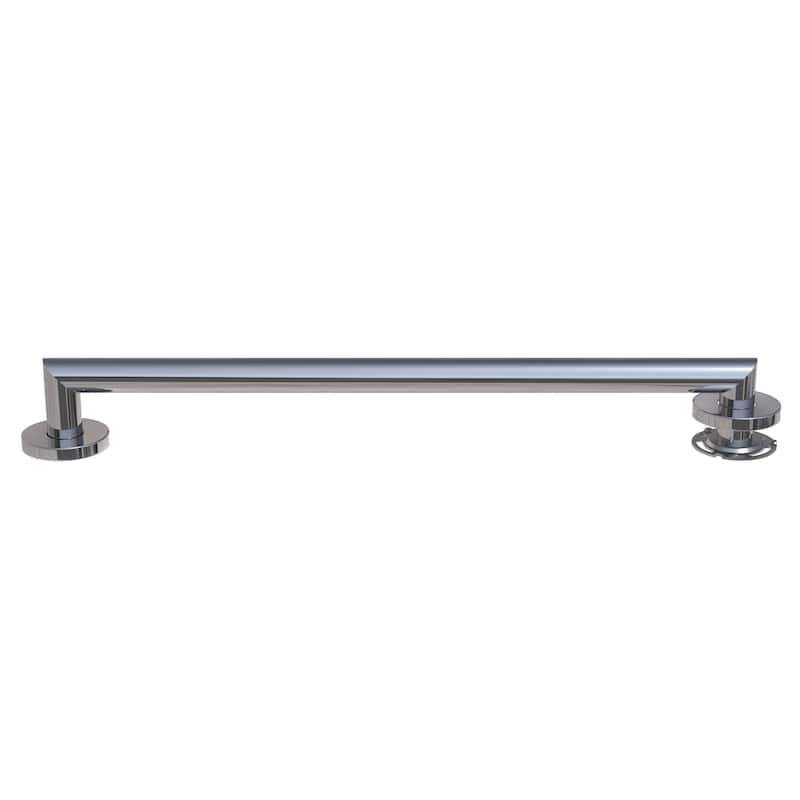 Keeney GB2024-16PC Architectural Grab Bar 1.25 Dia x 16 in., Polished Chrome