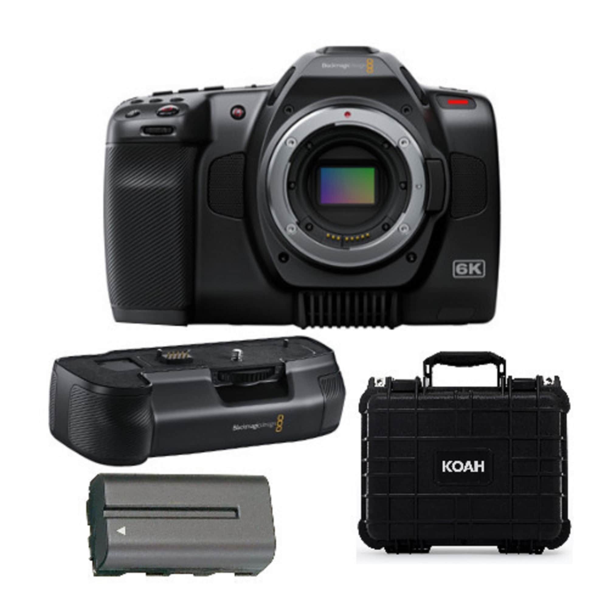 Blackmagic Design Pocket Cinema Camera 6K Pro with Battery Pro Grip