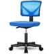 preview thumbnail 15 of 44, Office Computer Desk Chair with Wheels, Ergonomic Low-Back Mesh Rolling Work Swivel Chairs, Armless Comfortable Lumbar Support