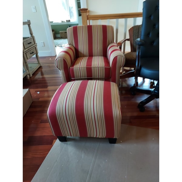 next oslo striped armchair