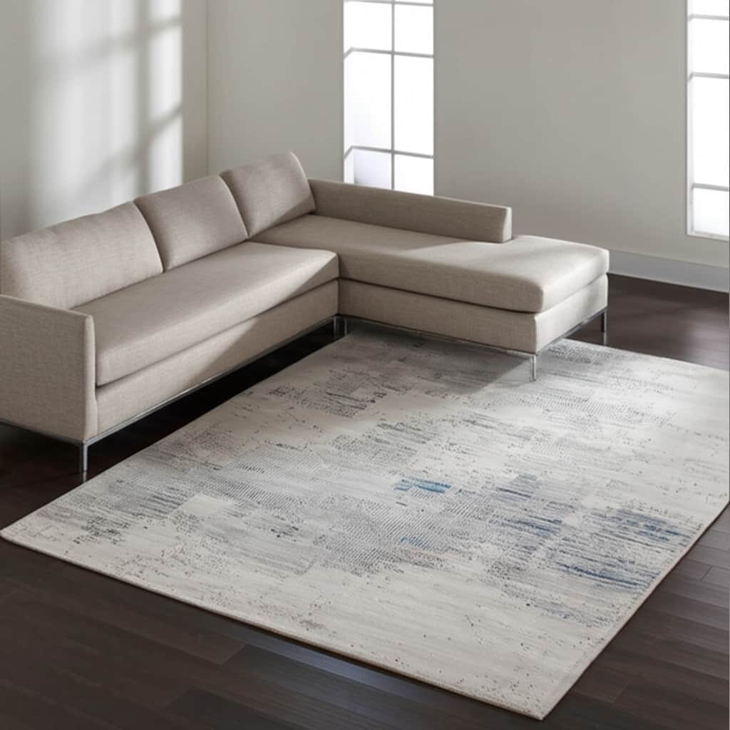 HomeRoots Abstract Bohemian Rectangle Area Rug