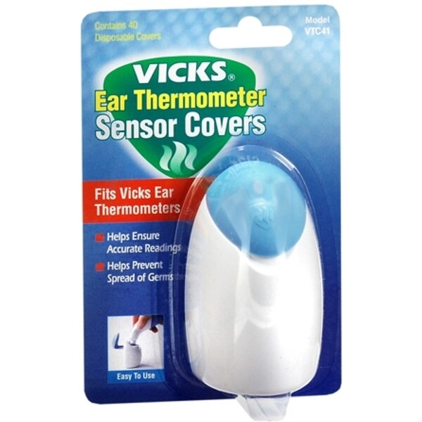 Shop Vicks Ear Thermometer Sensor Covers VTC41 40 Each Free Shipping