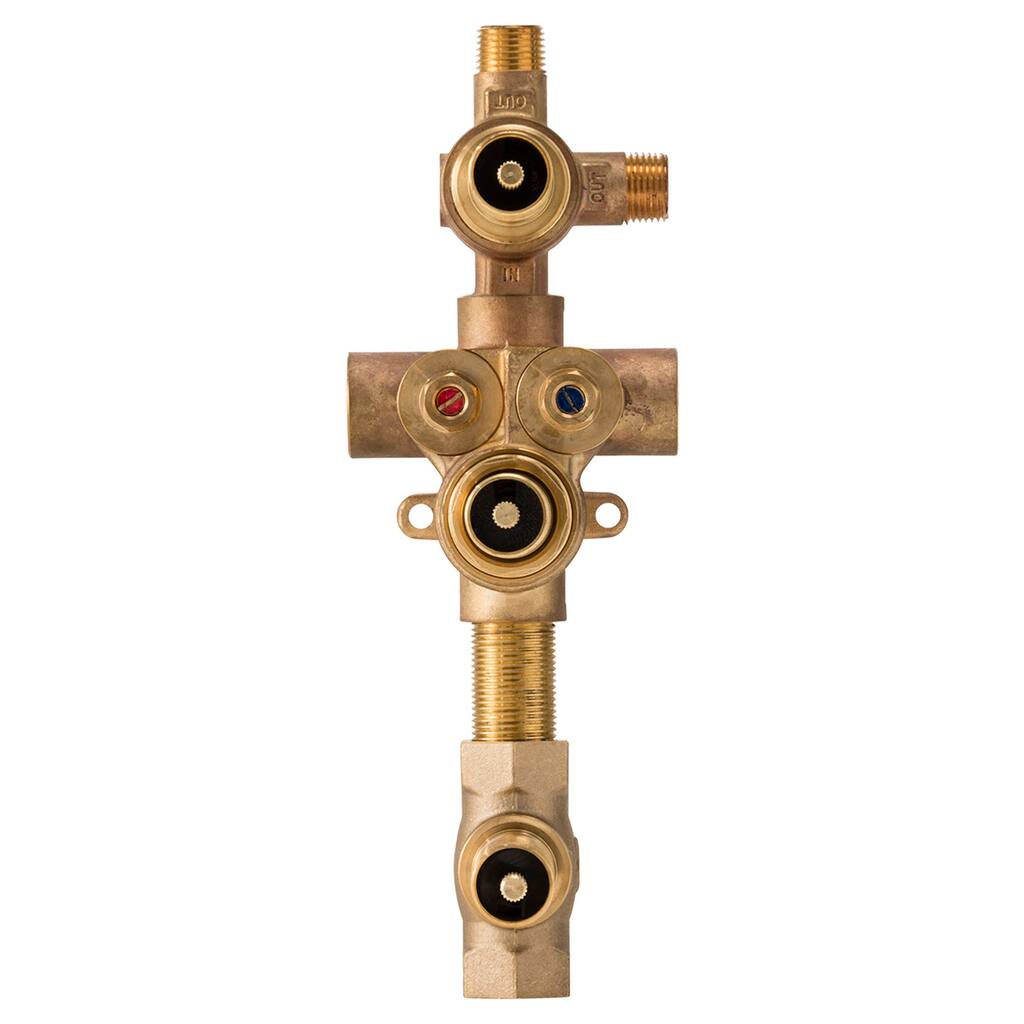 DXV 3/4" Ceramic Disc Thermostatic Rough In Valve - 2 Way Diverter, no