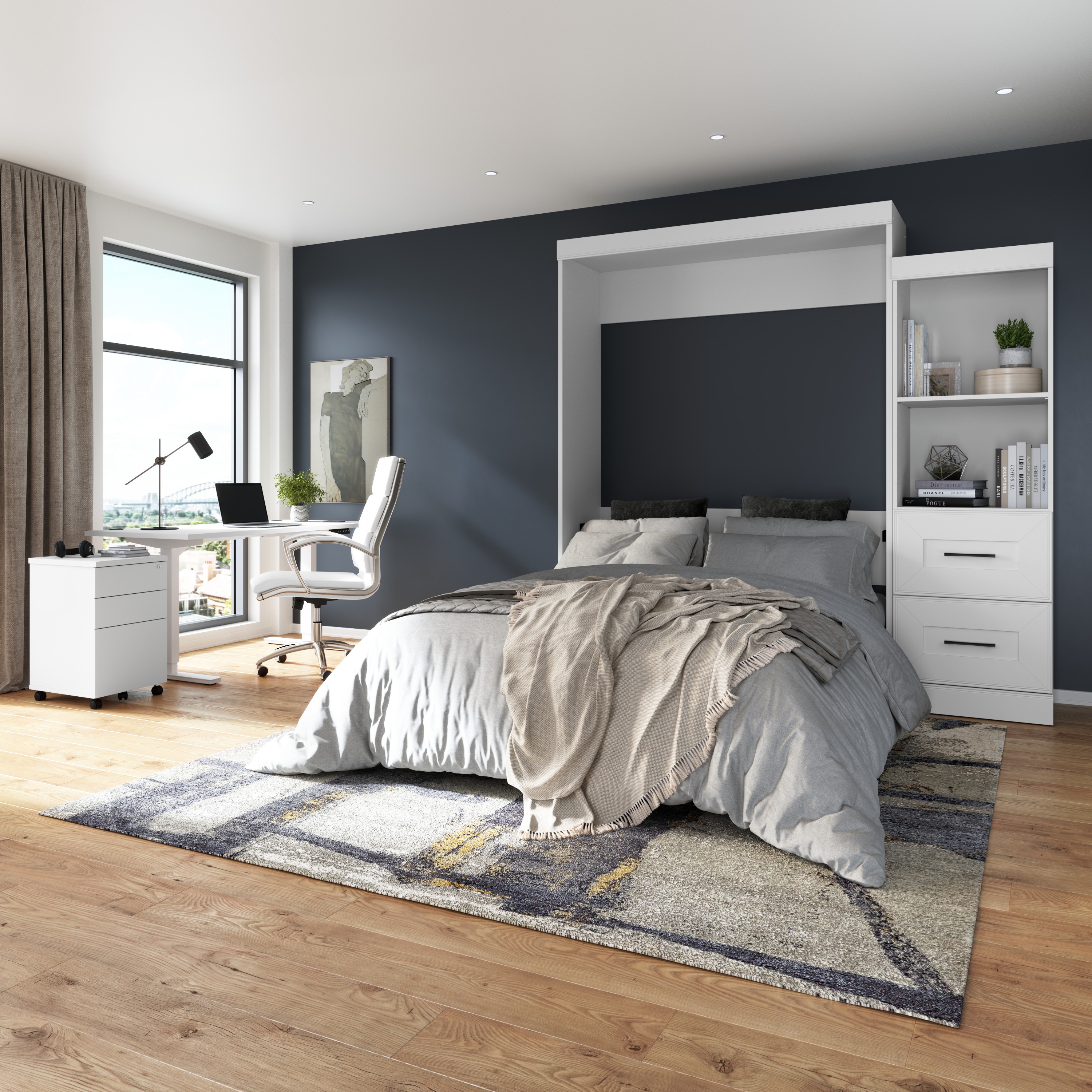 Queen Size Murphy Bed Murphy Beds Bed Bath Beyond