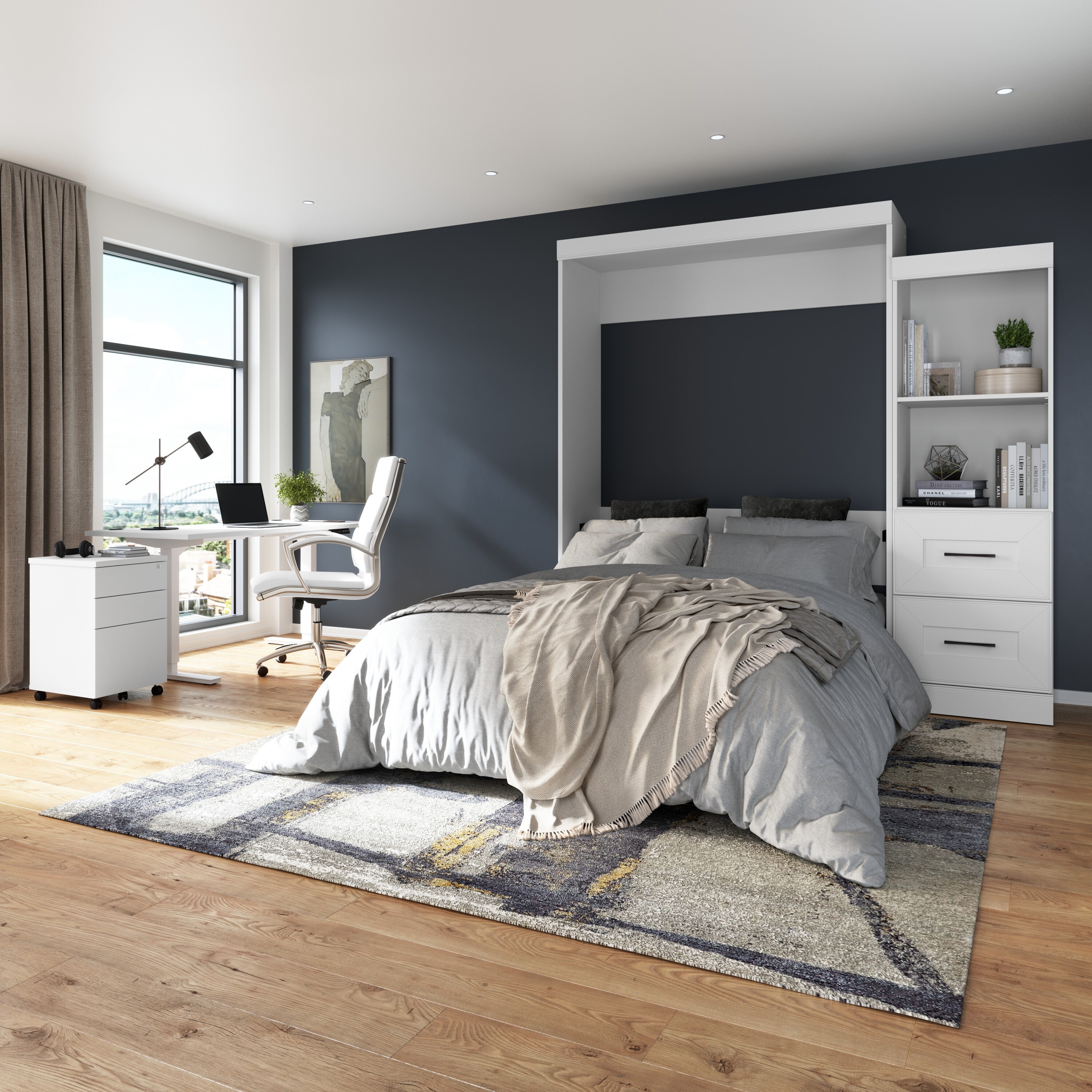 Murphy bed sale with nightstands