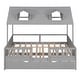 preview thumbnail 19 of 24, Playhouse Full Size House Bed Wood Bed with Trundle