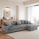 preview thumbnail 74 of 153, 118.4"W Plush Modular Sectional Sofa with Pillows
