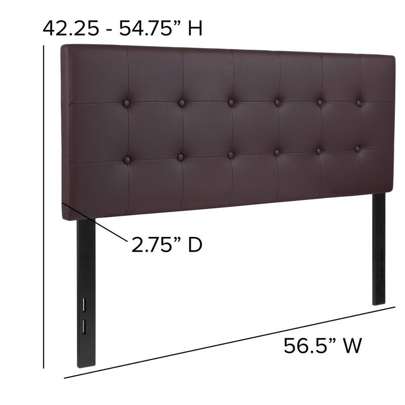 Button Tufted Upholstered Headboard