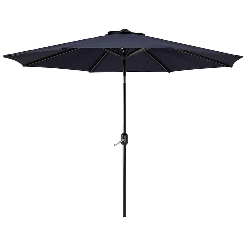 Holme 9-foot Steel Market Patio Umbrella with Tilt-and-Crank