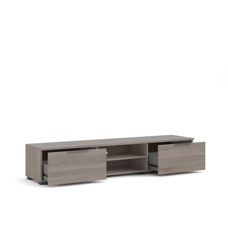 Porch & Den Match 2-Drawer and 2-Shelf TV Stand
