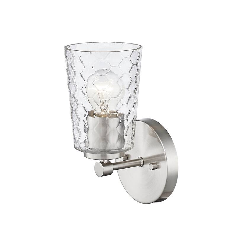 Millennium Lighting Ashli 1 Light Sconce with Clear Honeycomb Glass Shades