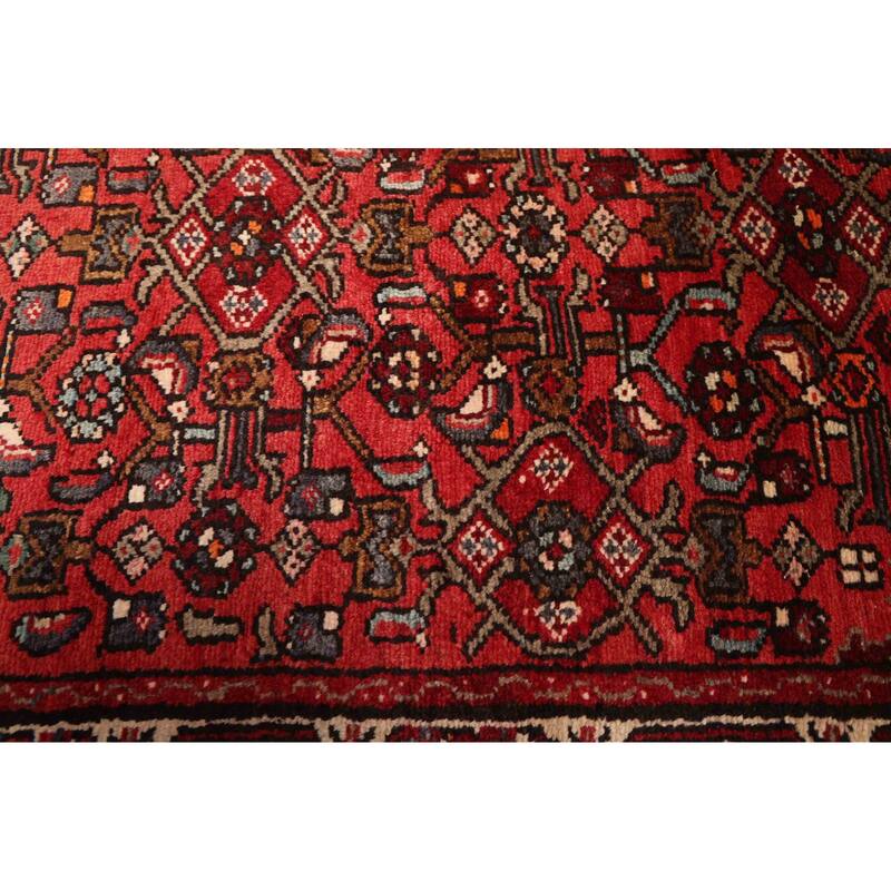 ECARPETGALLERY Hand-knotted Andelz Red Wool Rug - 2'8 x 10'1