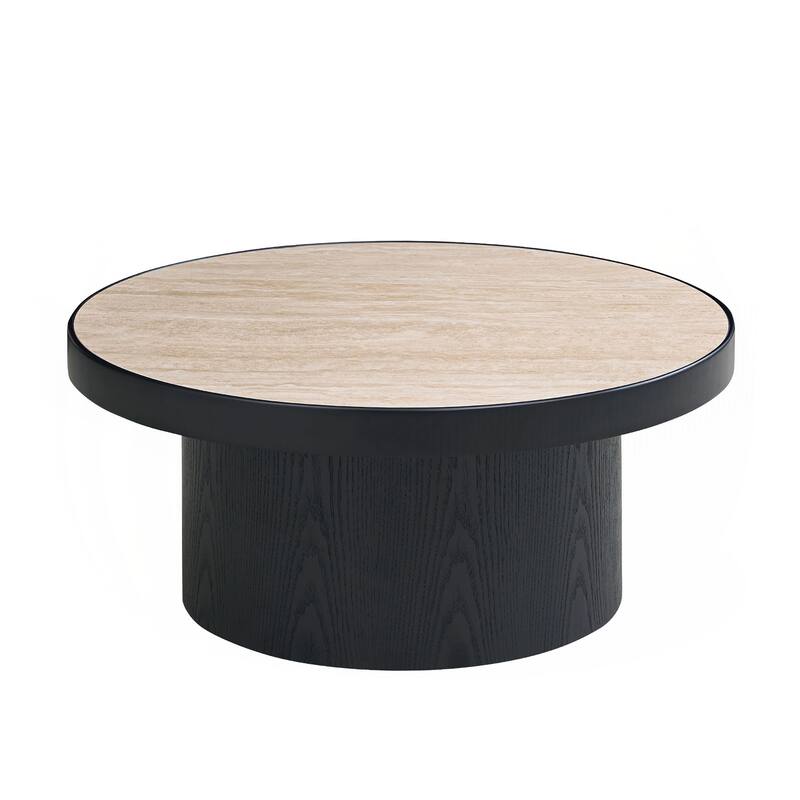 Coffee Table Set of 2 ,MDF Round Coffee Table for Living Room ,Apartment