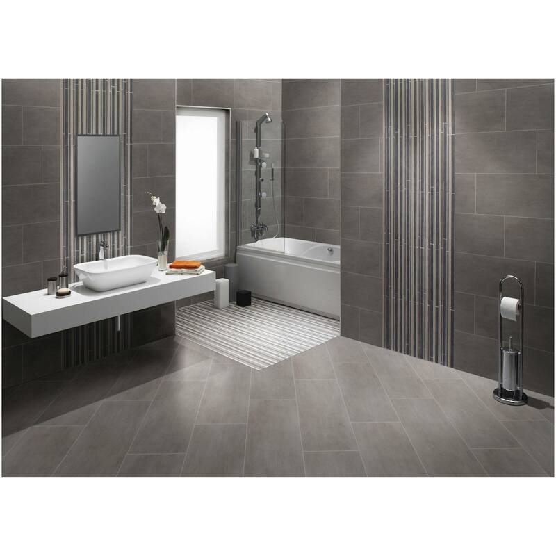 Ackland AKNPTJAM12X24M-CA Jamboree - 12" x 24" Matte Ceramic Concrete