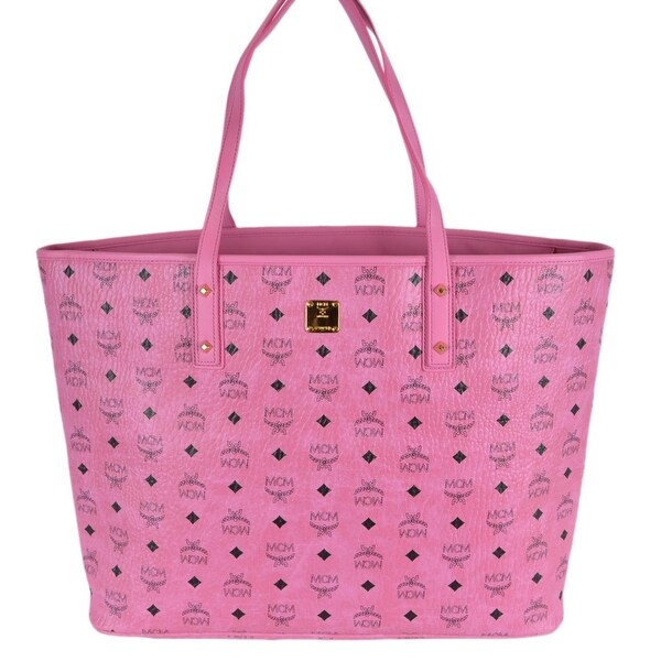 pink shopper handbag