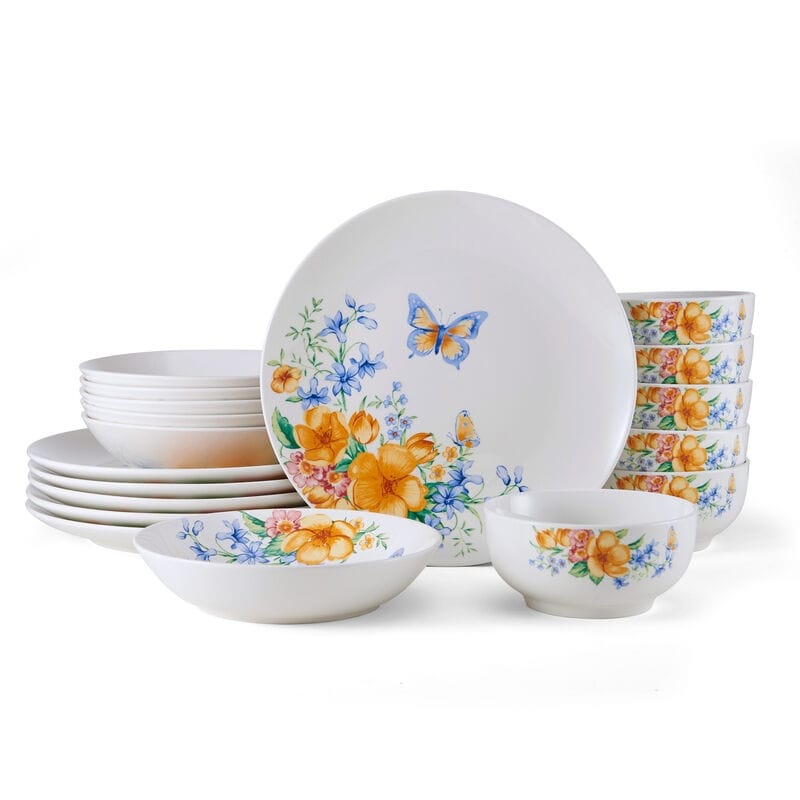 Studio Nova Anna 18-Piece Dinnerware Set, Service for 6