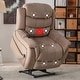 preview thumbnail 1 of 12, Lay flat recliner Power Lift Recliner Chair for Elderly with Massage and Heat Camel