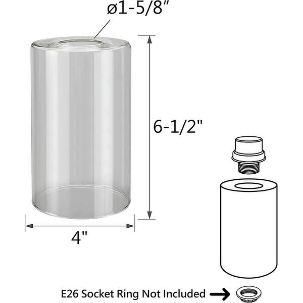 Replacement Clear Seeded Vanity Glass Shade Bed Bath & Beyond 36419816