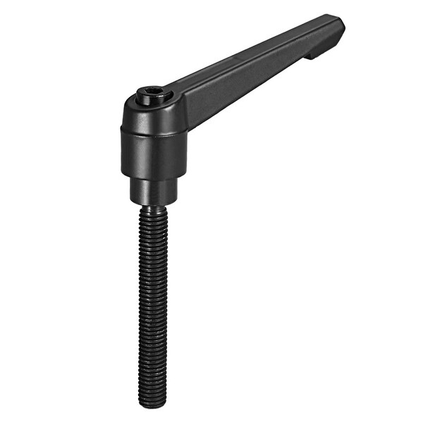 M10 x 70mmThread Push Button Ratchet Level Adjustable Handle Male Threaded Stud