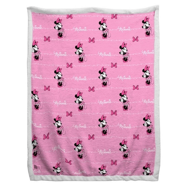 Minnie mouse sherpa store blanket