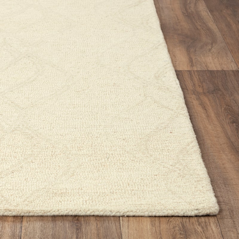 Alora Decor Wondrous Grey Hand-tufted Wool Rug