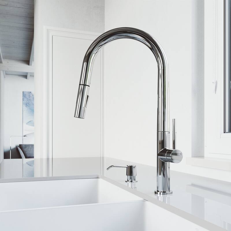 VIGO Greenwich Pull-Down Spray Kitchen Faucet