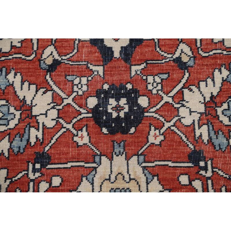 Floral Sultanabad Ziegler Turkish Oriental Wool Area Rug Hand-knotted - 9'9" x 13'0"