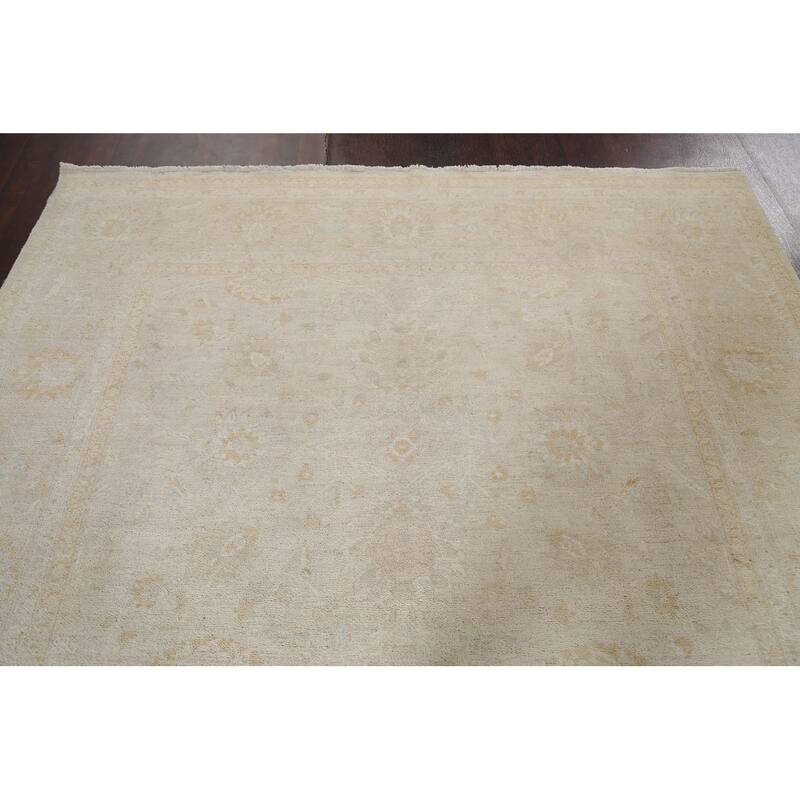 Vegetable Dye Wool Traditional Peshawar Chobi Area Rug Hand-knotted - 7'9" x 9'3"