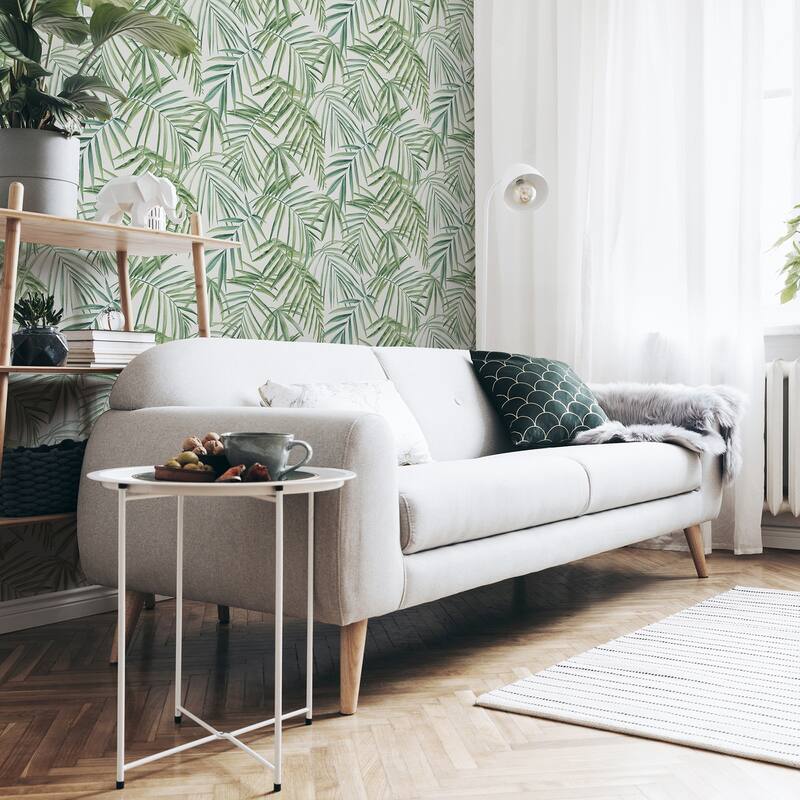 Arthouse Juan Green Palm Leaves Wallpaper