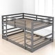 preview thumbnail 16 of 18, Full Over Full Bunk Bed with Ladder and Guardrails, Solid Wood Frame, No Box Spring Required