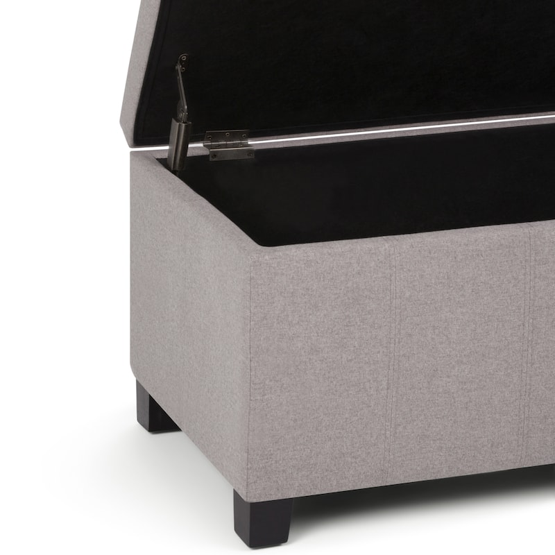 WYNDENHALL Lancaster 36 inch Wide Contemporary Rectangle Storage Ottoman