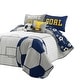 preview thumbnail 8 of 18, Lush Decor Soccer Game Reversible Oversized Kids Quilt Set