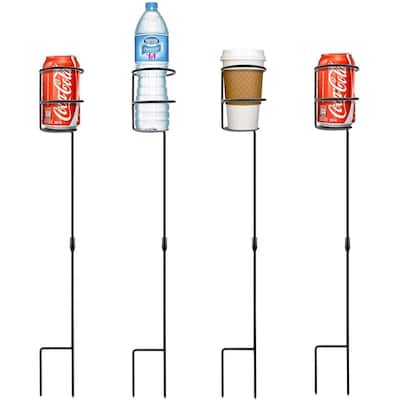 Sorbus Outdoor Beverage/Drink Holder Stakes, Set of 4 - 4-Pack
